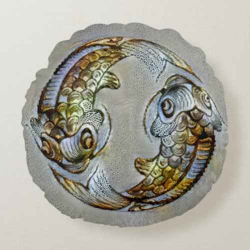 Pisces Venice Round Pillow