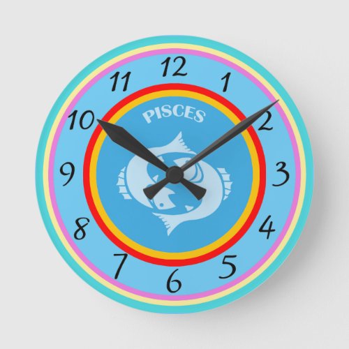 Pisces Wall Clock