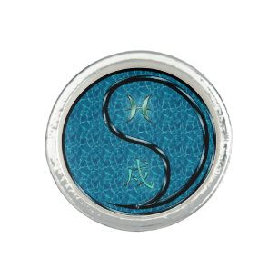 Pisces & Water Dog Ring