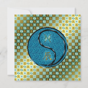 Pisces & Water Dragon Card