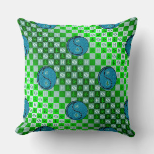 Pisces & Water Goat Throw Pillow