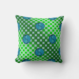 Pisces & Water Goat Throw Pillow