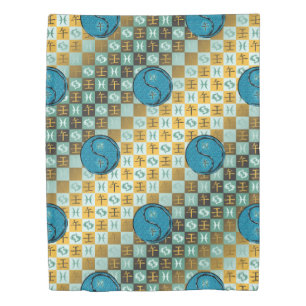 Pisces & Water Horse Duvet Cover