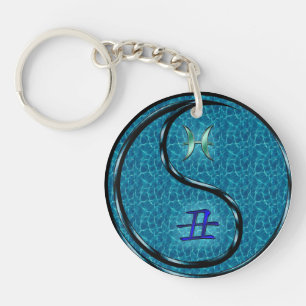 Pisces & Water Ox Keychain