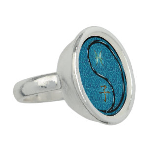 Pisces & Water Rat Ring