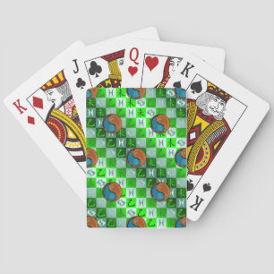 Pisces & Wood Goat Poker Cards