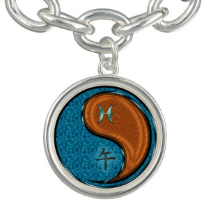 Pisces & Wood Horse Bracelet
