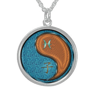 Pisces & Wood Rat Sterling Silver Necklace