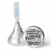 Pisces Word Cloud Zodiac Inspiration  Hershey®'s Kisses®