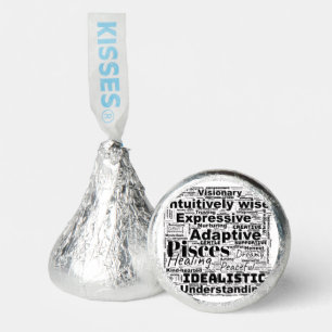 Pisces Word Cloud Zodiac Inspiration  Hershey®'s Kisses®