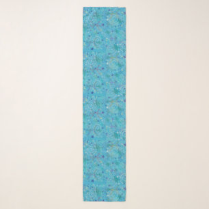 Pisces zodiac astrology pattern scarf