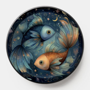 Pisces Zodiac Birth Sign Astrology Celestial PopSocket