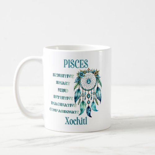 Pisces Zodiac Birthstone Coffee Mug