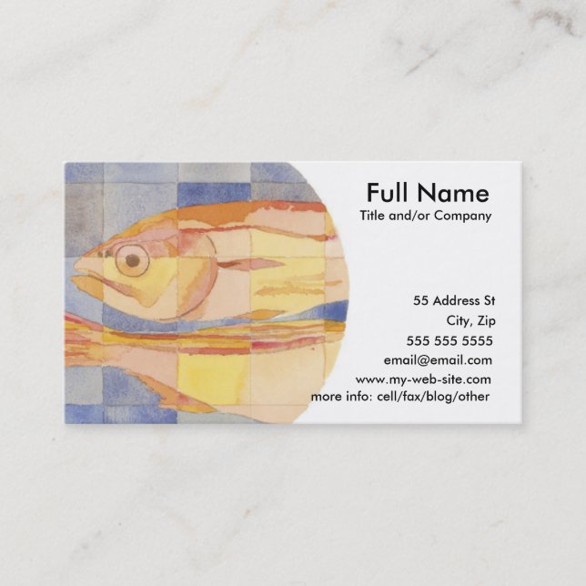Pisces Zodiac Business Card (Front)