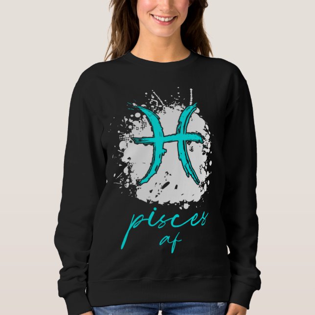 Pisces Zodiac By Berts Sweatshirt (Front)