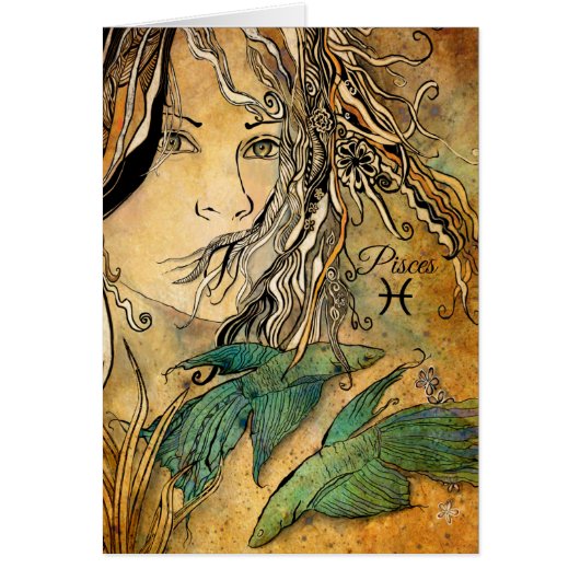 Pisces Zodiac Cards (Front)