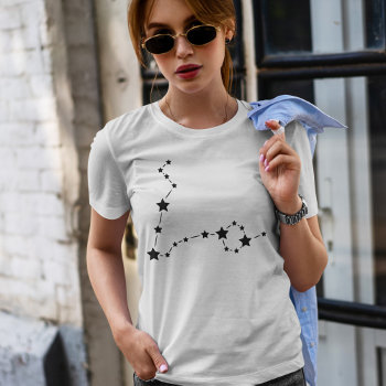 Pisces Zodiac Constellation T-shirt by heartlocked at Zazzle