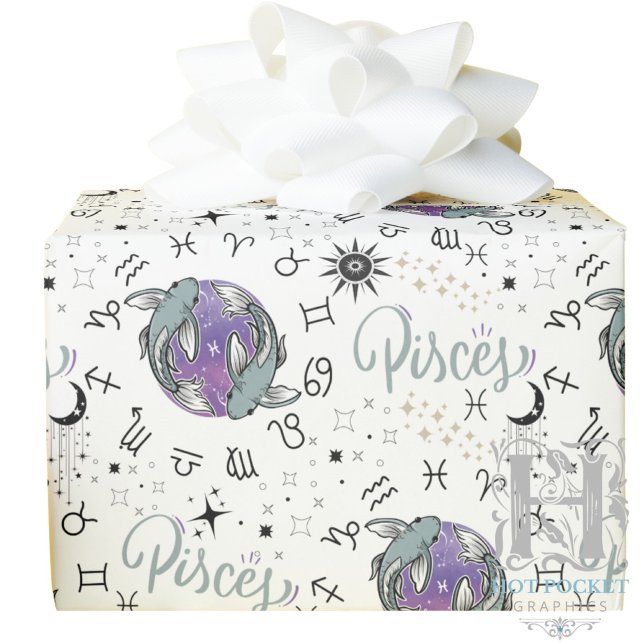 Pisces Zodiac Gift Wrapping Paper (Creator Uploaded)