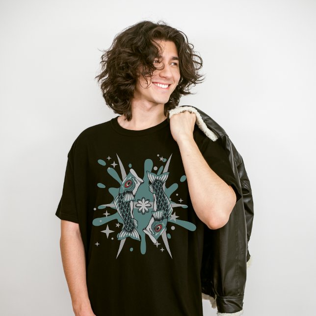 Pisces Zodiac, March Astrology, Star Sign Lovers T-Shirt (Creator Uploaded)