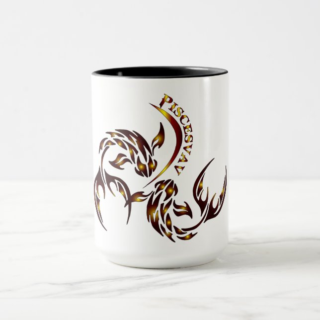Pisces Zodiac Mug (Center)