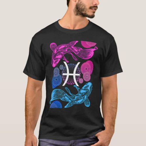 Pisces Zodiac Sign Astrology 1 T_Shirt