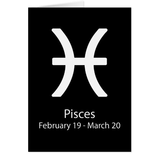 Pisces Zodiac sign Astrology Cards (Front)
