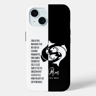 Pisces Zodiac Sign iPhone 15 Case