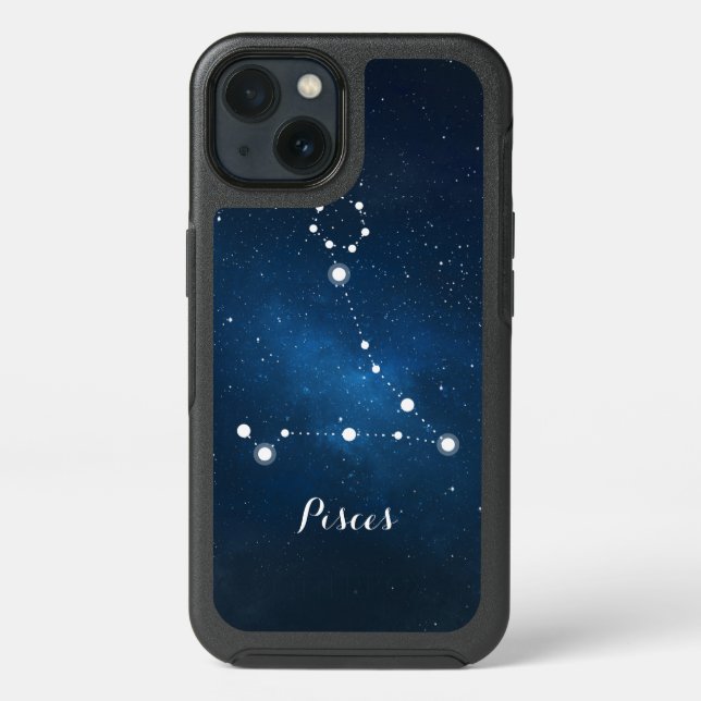 Pisces Zodiac Sign Constellation Otterbox iPhone Case (Back)