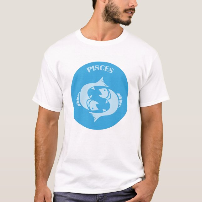 Pisces, Zodiac Sign, Horoscope, Astrology T-Shirt (Front)