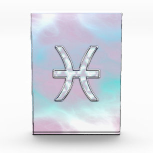 Pisces Zodiac Sign Mother of Pearl style Award