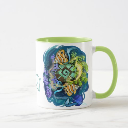 Pisces Zodiac Sign Mug