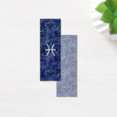 Pisces Zodiac Sign on Navy Blue Digital Camo (Desk)