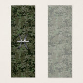 Pisces Zodiac Sign on Woodland Digital Camouflage (Front & Back)
