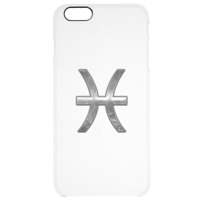 Pisces Zodiac Sign on Woodland Digital Camouflage Uncommon iPhone Case (Back)