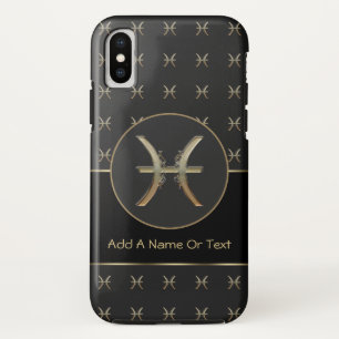 Pisces Zodiac Sign Personalized iPhone X Case