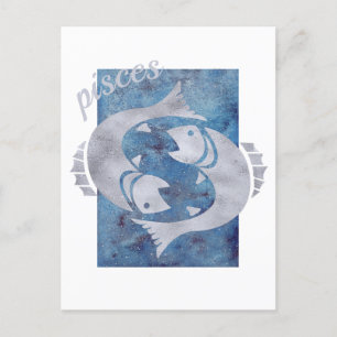 Pisces Zodiac Sign Postcard