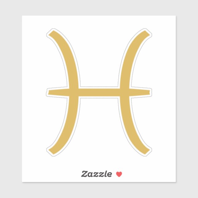 Pisces Zodiac Sign  Sticker (Sheet)