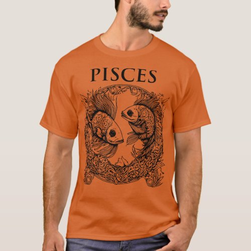 Pisces Zodiac Sign T_Shirt