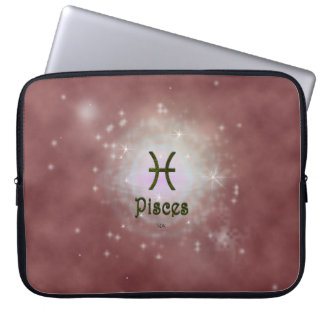Pisces Zodiac Sign U Pick Color Laptop Sleeve