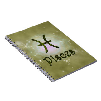 Pisces Zodiac Sign U Pick Color Notebook