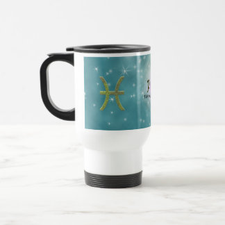 Pisces Zodiac Sign U Pick Color Travel Mug