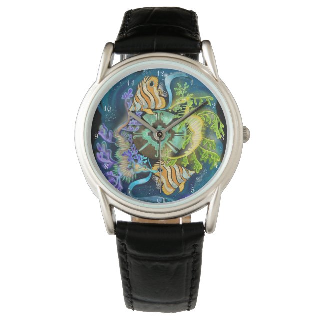 Pisces Zodiac Sign Watch (Front)