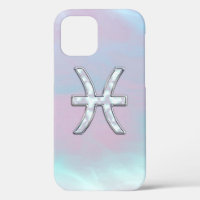 Pisces Zodiac Symbol Mother of Pearl