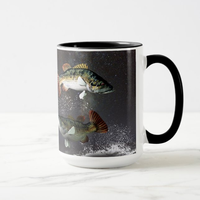 Pisces Zodiac Symbol Mug (Right)