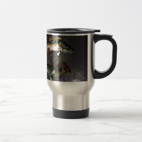 Pisces Zodiac Symbol Travel Mug