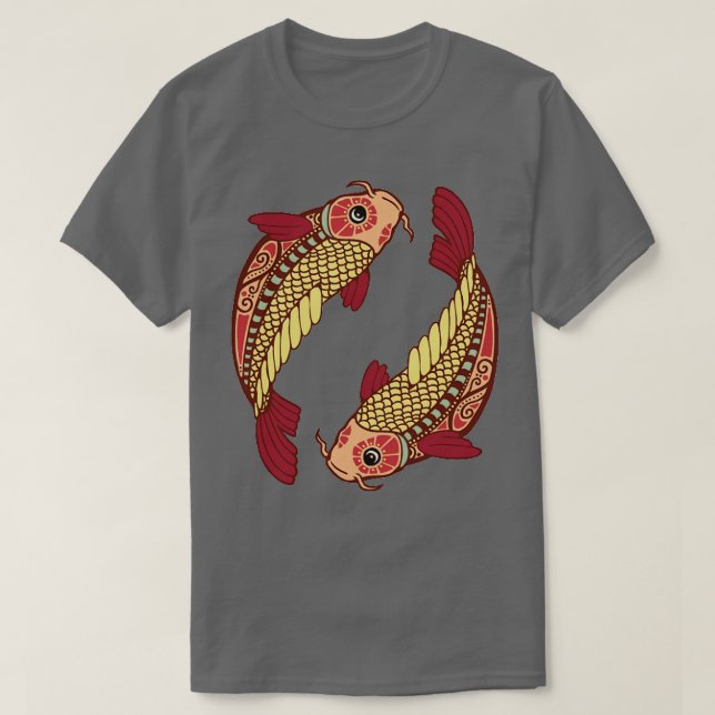 Pisces Zodiac T-Shirt (Design Front)