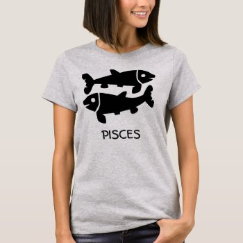 Pisces Zodiac T-shirt by Wesly_DLR at Zazzle