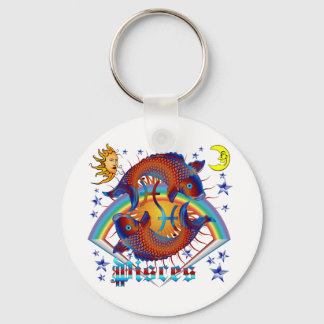Pisces-Zodiac-V-1 Keychain