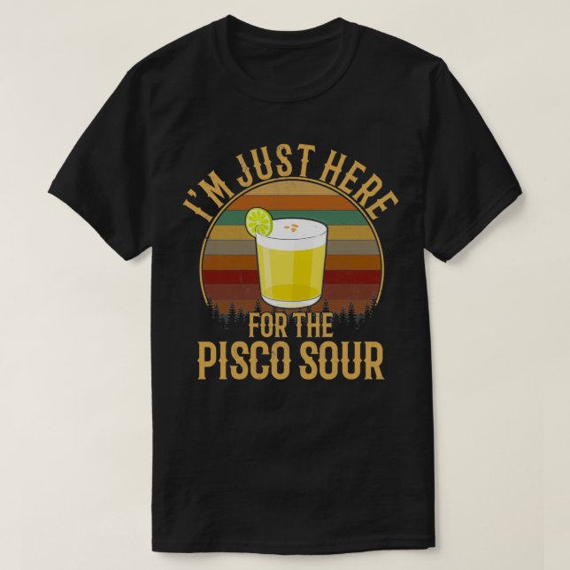 pisco sour peruvian food pisco sour T-Shirt (Design Front)