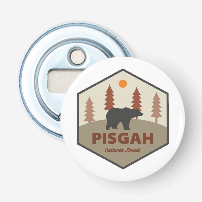 Pisgah National Forest Bear Bottle Opener (Front)